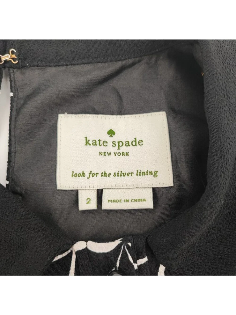 Kate Spade Women’s Size 2 Black Fit & Flare Knee Length Dress Classic